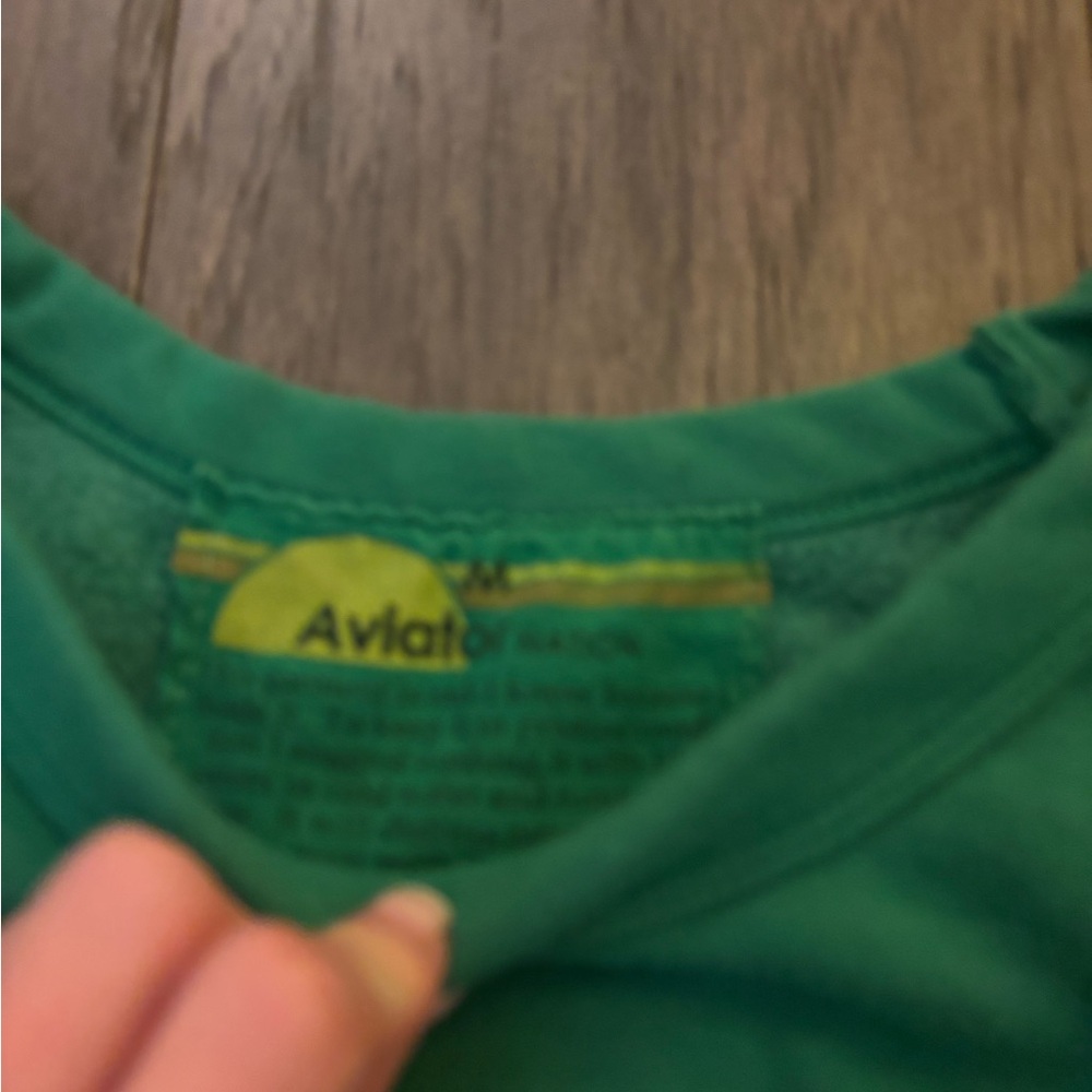 Aviator Nation Green Sweatshirt - Picture 2 of 4